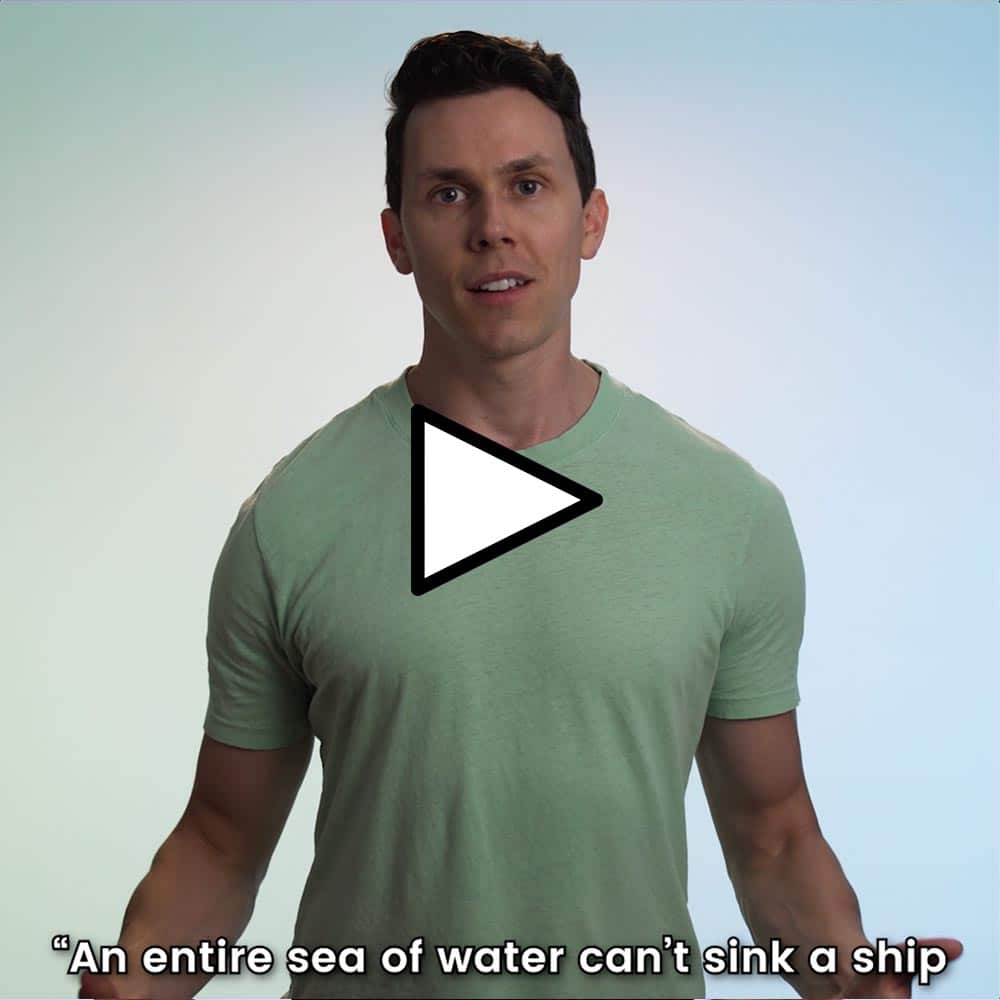 An Entire Sea of Water Can’t Sink a Ship Unless It Gets Inside the Ship Video Thumbnail